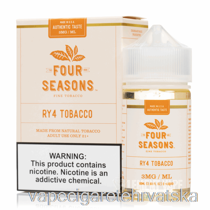 Vape Cigarete Ry4 Duhan - četiri Godišnja Doba - 60ml 6mg